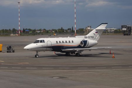 Hawker-800XP авиакомпании Weltall-avia